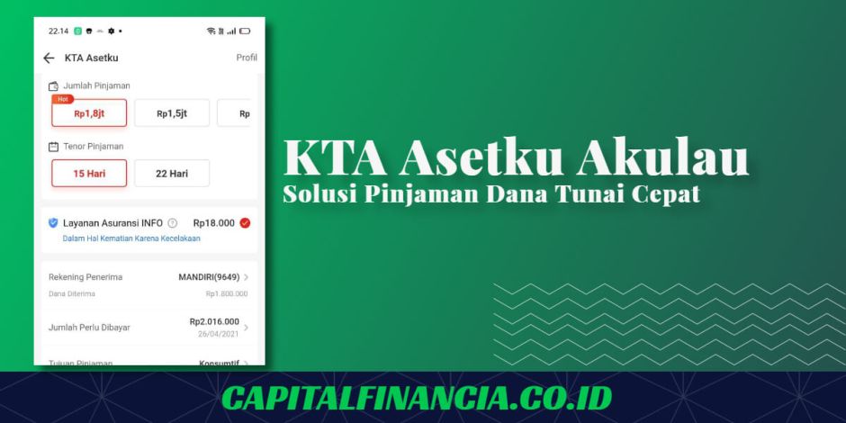 pinjaman uang kta asetku akulaku