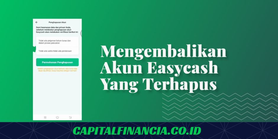 cara mengaktifkan akun easycash yang dinonaktifkan